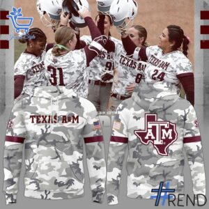 The 1 2025 Texas A&M Aggies Softball Uniform Hoodie brings street-ready confidence to everyday outfits.