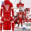 1 2025 The City of Oaks NC State Wolfpack Football Hoodie designed with a clean aesthetic for everyday wear