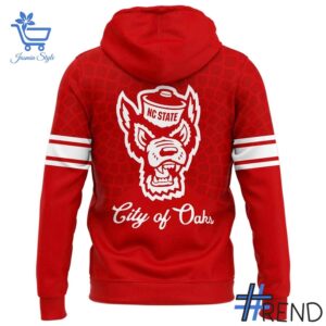 3 2025 The City of Oaks NC State Wolfpack Football Hoodie designed with a clean aesthetic for everyday wear
