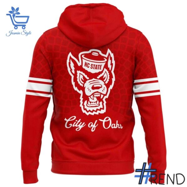 3 2025 The City of Oaks NC State Wolfpack Football Hoodie designed with a clean aesthetic for everyday wear