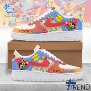 Premium quality 1 A Goofy Movie 30th Anniversary Nike Air Force 1 with a modern, versatile look