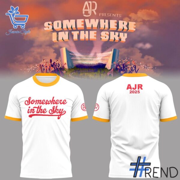 Take every step in comfort with 1 AJR Tour 2025 Somewhere In The Sky Shirt