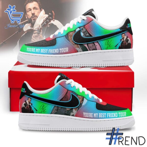 From casual to standout — 2 Adam Sandler You're My Best Friend Tour Air Force Shoes says it all.