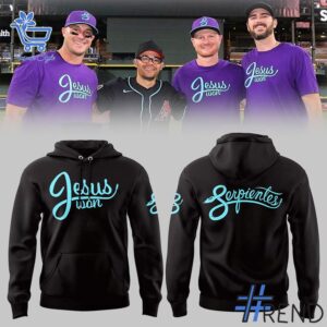 2 Arizona Diamondbacks Jesus Won Shirt Hoodie designed with a clean aesthetic for everyday wear