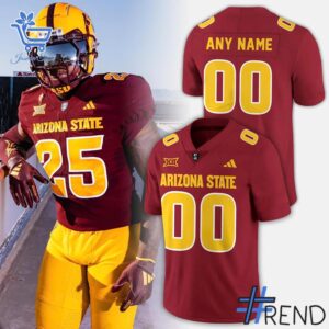 Premium quality 1 Arizona State Sun Devils Football Jersey with a modern, versatile look