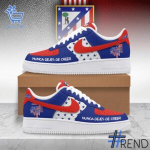 Crafted with care, the Atlético de Madrid Nike Air Force Shoes delivers a versatile look and lasting quality.