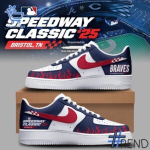 Premium Atlanta Braves Speedway Classic 25 Air Force Shoes 1 jpg built for comfort and a modern lifestyle