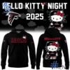 The 1 Atlanta Falcons Hello Kitty 2025 Hoodie delivers iconic streetwear energy.