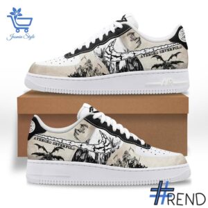 Bold and versatile 2 Avenged Sevenfold Nike Air Force 1 Shoes for any occasion.