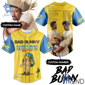 Stylish 1 Bad Bunny DeBI TiRAR MaS FOToS Jersey designed for everyday wear and lasting comfort.