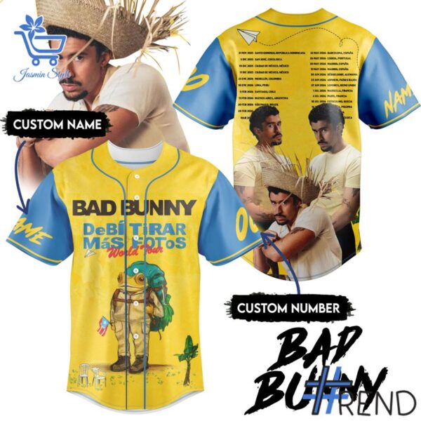 Stylish 1 Bad Bunny DeBI TiRAR MaS FOToS Jersey designed for everyday wear and lasting comfort.