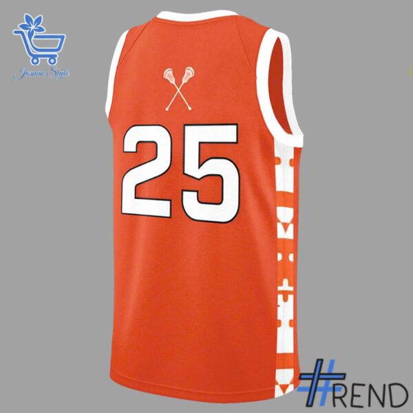 Level up your look with the bold style of 3 Baltimore Orioles x 2025 Lacrosse Night Basketball Jersey.