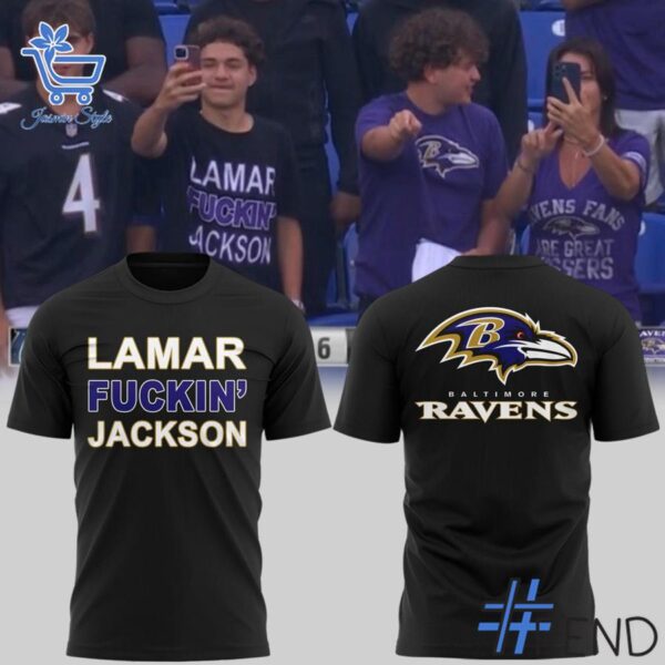Premium 1 Baltimore Ravens Lamar Fuckin Jackson Shirt built for comfort and a modern lifestyle