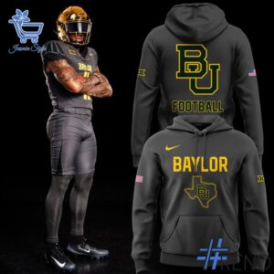 1 Baylor Bears Map 2025 Hoodie designed with a clean aesthetic for everyday wear