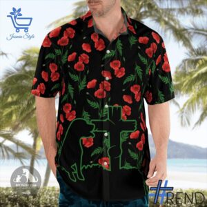 The 1 Beagle Cemetery Cross Hibiscus Hawaiian Shirt delivers iconic streetwear energy.