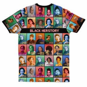 Bold and versatile Black Herstory T Shirt 2 for any occasion.