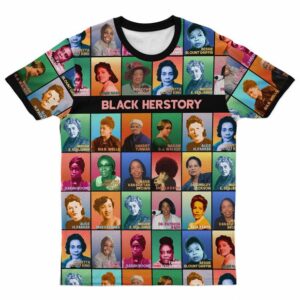 Bold and versatile Black Herstory T Shirt for any occasion.