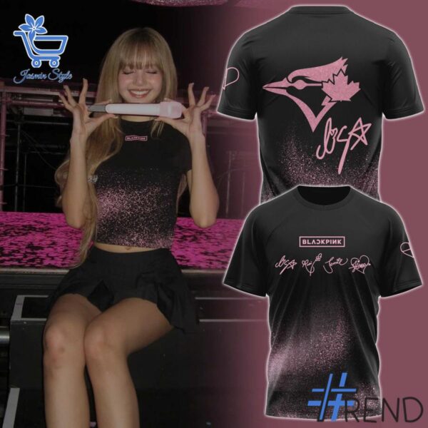 Premium quality 1 Black Pink signatures Toronto Blue Jays 2025 Shirt with a modern, versatile look