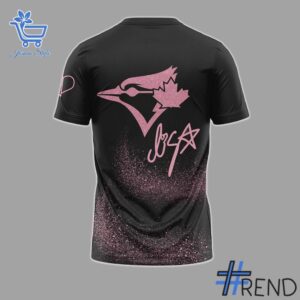 Premium quality 3 Black Pink signatures Toronto Blue Jays 2025 Shirt with a modern, versatile look