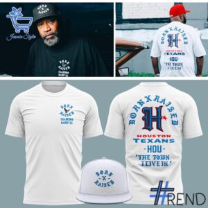 Level up your look with the bold style of 1 Born x Raised Houston Texans Training Camp T shirt.
