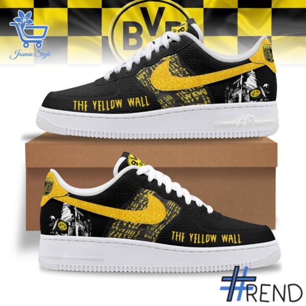 Crafted with care, the 1 Borussia Dortmund's Yellow Wall Nike Air Force 1 delivers a versatile look and lasting quality.