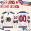 Premium quality 1 Boston Red Sox 2025 Bruins Night Hockey Jersey with a modern, versatile look