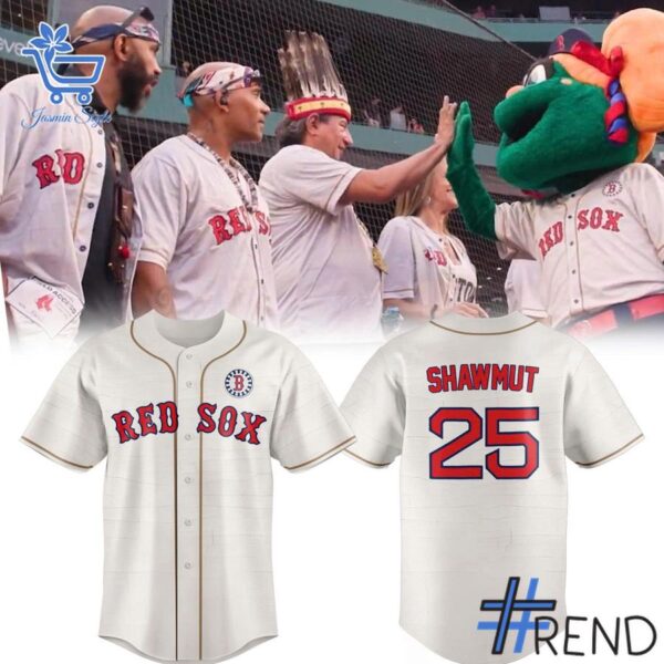 Take every step in comfort with 1 Boston Red Sox 2025 Native American and American Indian Celebration Jersey