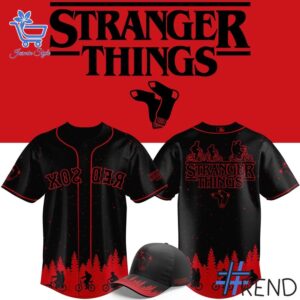 Stylish 1 Boston Red Sox 2025 Stranger Things Jersey designed for everyday wear and lasting comfort.
