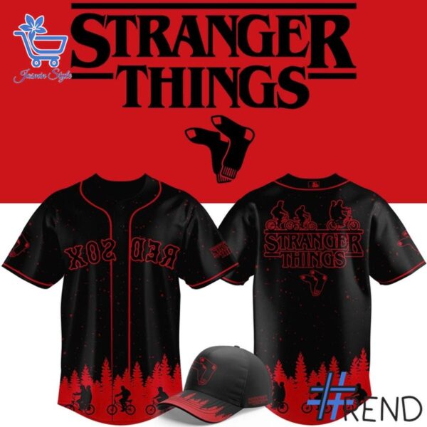 Stylish 1 Boston Red Sox 2025 Stranger Things Jersey designed for everyday wear and lasting comfort.