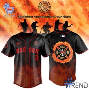 Take every step in comfort with 1 Boston Red Sox Strikeouts and Sirens Honoring Firefighters Jersey
