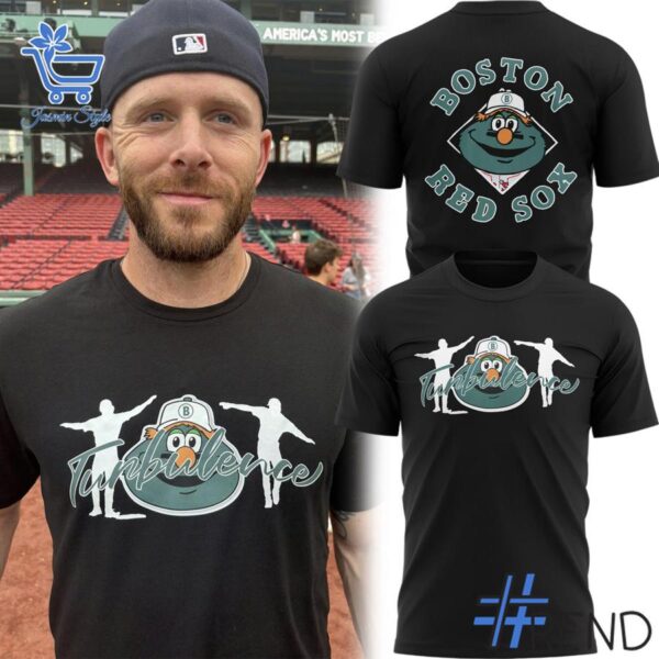 Take every step in comfort with 4 Boston Red Sox Turbulence shirt