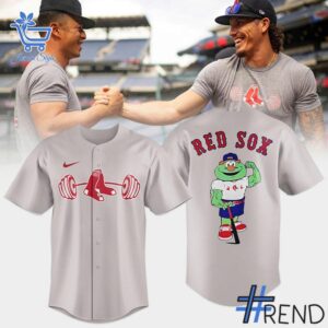 High-quality 1 Boston Red Sox mascot Baseball Jersey featuring a stylish design for a standout look.