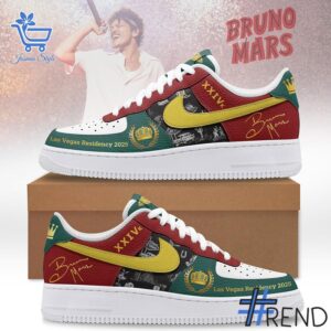 1 Bruno Mars Las Vegas 2025 Air Force Shoes designed with a clean aesthetic for everyday wear