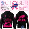 The 1 Buffalo Bills 2025 NFL Crucial Catch Breast Cancer Hoodie brings street-ready confidence to everyday outfits.