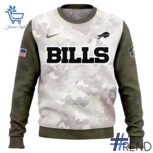 2 Buffalo Bills Armed Forces Day 2025 Sweatshirt designed with a clean aesthetic for everyday wear