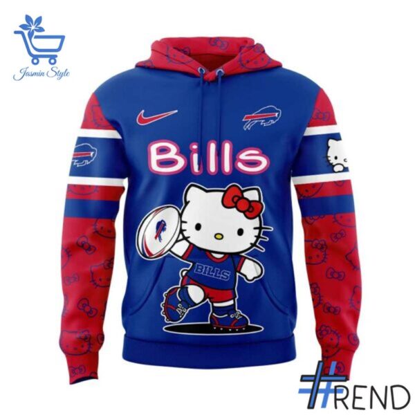 Premium quality 2 Buffalo Bills Hello Kitty Hoodie with a modern, versatile look
