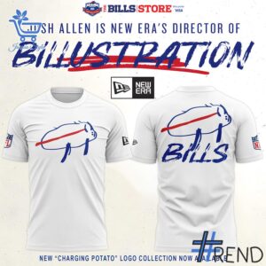 Premium quality 1 Buffalo Bills Josh Allen 2025 Shirt with a modern, versatile look