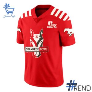 Premium quality 2 Calgary Stampeders x 2025 Stampede Bowl Jersey with a modern, versatile look