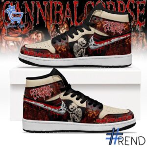 Premium Cannibal Corpse Air Jodan High Top Shoes designed for a modern, versatile style.