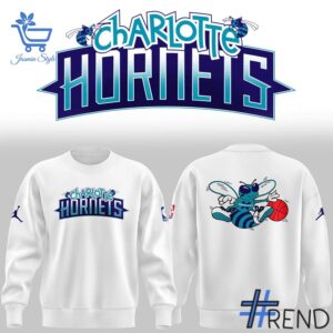 The 1 Charlotte Hornets New Logo Sweatshirt delivers iconic streetwear energy.