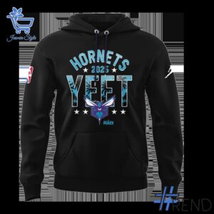 Take every step in comfort with 2 Charlotte Hornets x YEET Hoodie