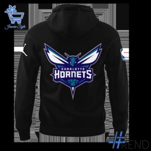 Take every step in comfort with 3 Charlotte Hornets x YEET Hoodie