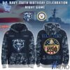 1 Chicago Bears Navy 250th Birthday Hoodie designed with a clean aesthetic for everyday wear