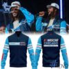1 Chicago Bulls NASCAR Chicago Street Race Baseball Jacket designed with a clean aesthetic for everyday wear