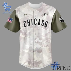 2 Chicago Cubs 2025 Armed Forces Day Baseball Jersey designed with a clean aesthetic for everyday wear