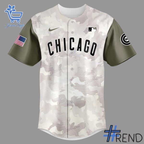 2 Chicago Cubs 2025 Armed Forces Day Baseball Jersey designed with a clean aesthetic for everyday wear