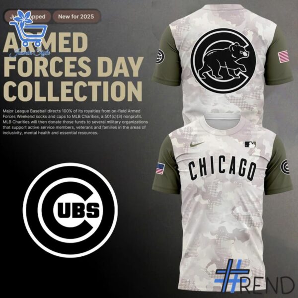 The 4 Chicago Cubs Armed Forces Day Hoodie delivers iconic streetwear energy.