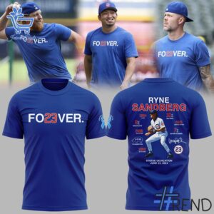 High-quality 1 Chicago Cubs Forever 23 Ryne Sandberg Shirt featuring a stylish design for a standout look.