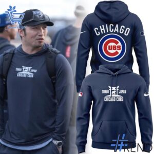 The 1 Chicago Cubs Homeward Bound Wordmark Logo Hoodie delivers iconic streetwear energy.