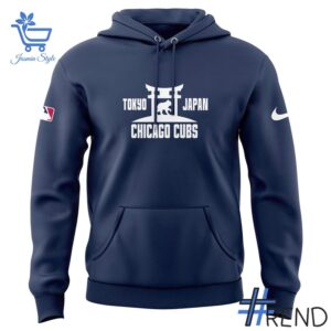 The 2 Chicago Cubs Homeward Bound Wordmark Logo Hoodie delivers iconic streetwear energy.